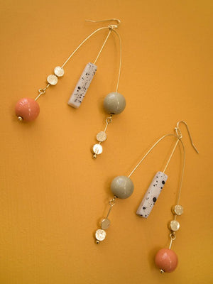 Mata Traders - Kelsey Mobile Earrings Gold