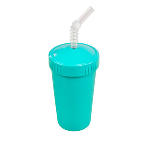 Re-Play - Recycled Milk Jug  Straw Cup With Lid & Straw All Things Being Eco