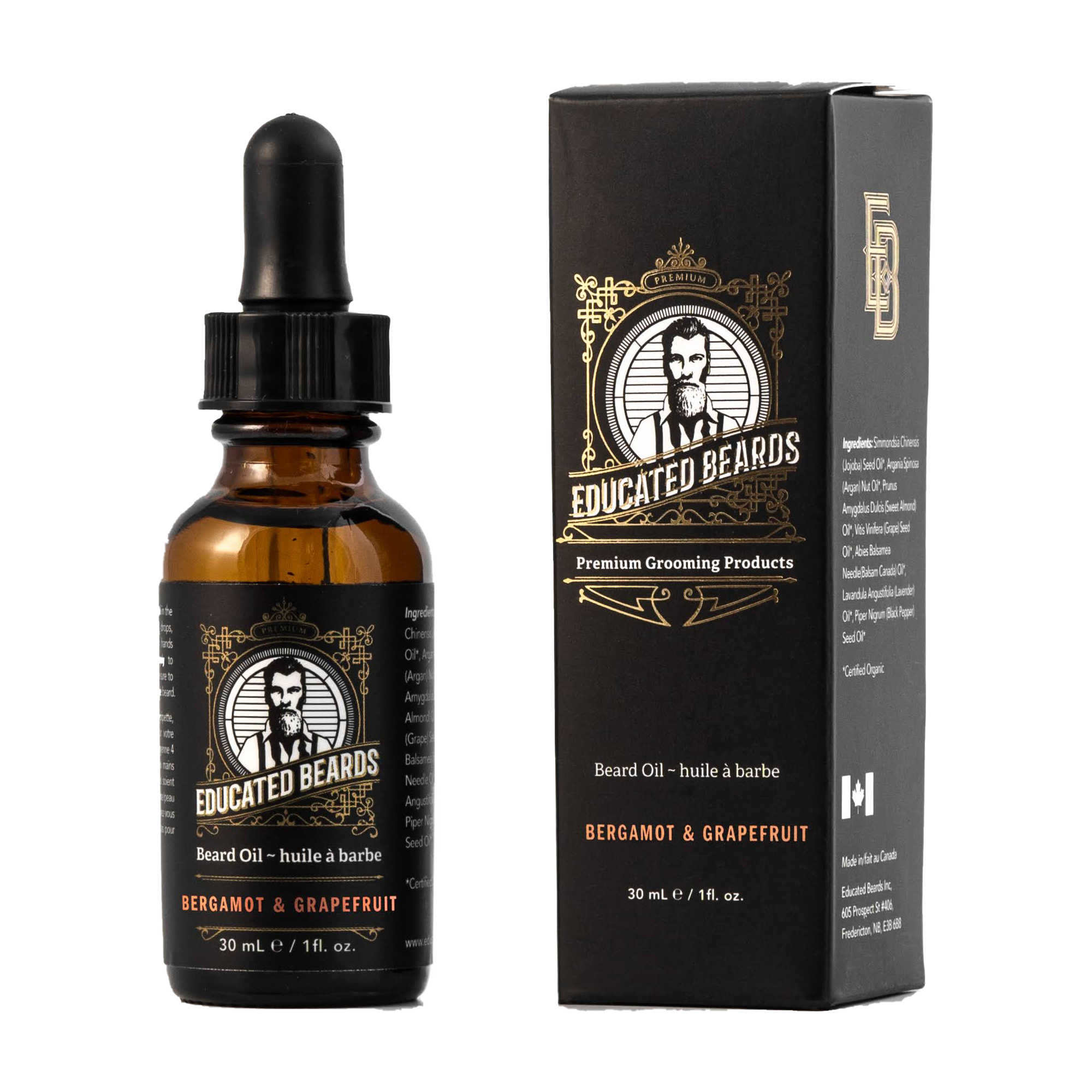 Educated Beards - Bergamot & Grapefruit Beard Oil
