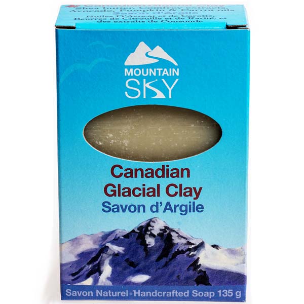 Mountain Sky - Canadian Glacial Clay Bar Soap All Things Being Eco Chilliwack