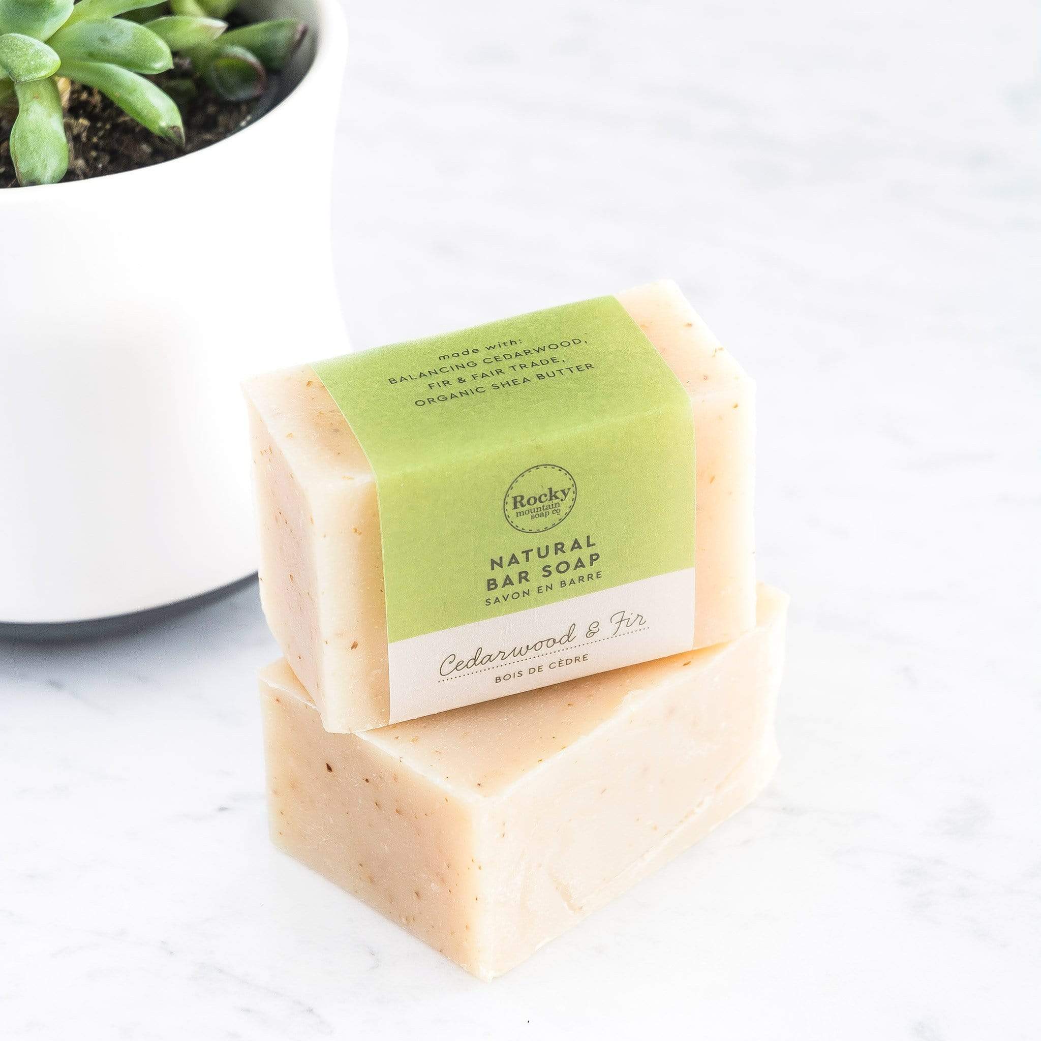 Cedarwood and Fir Rocky Mountain Soap Company All Things Being Eco Chilliwack Vegan Canadian Made
