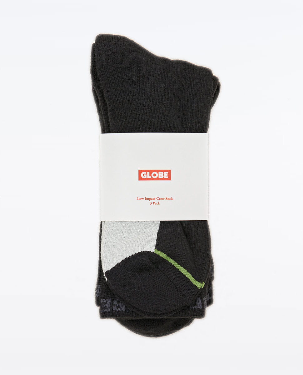 GLOBE - Low Impact Organic Cotton Crew Sock 3 Pack