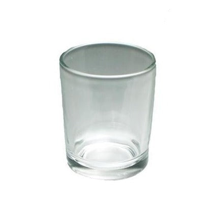 Honey Candles- Clear glass votive cup - All Things Being Eco Chilliwack BC - Made in Canada