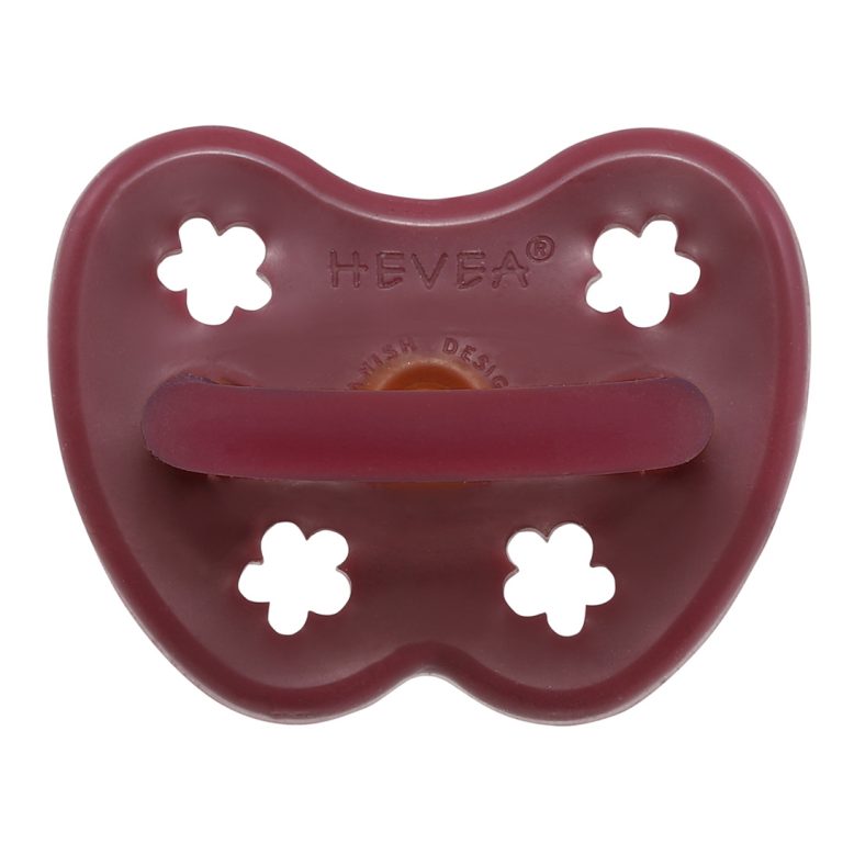 Hevea - Watermelon Natural Rubber Flowers Orthodontic Pacifier All Things Being Eco Chilliwack Sustainable Kids Soothers