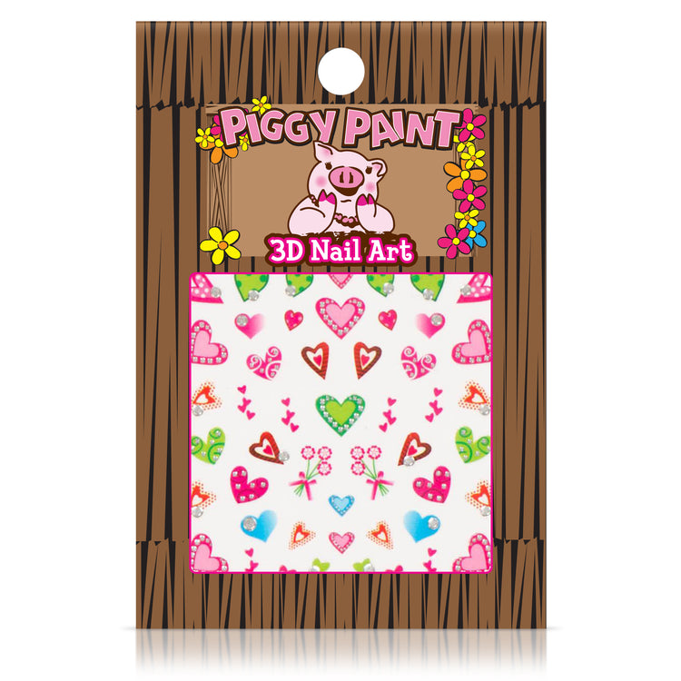 Piggy Paint - 3D Nail Art Packs - all things being eco chilliwack - hearts