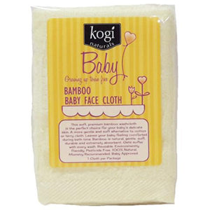 Kogi Naturals 100% Organic Bamboo Baby Face Cloth