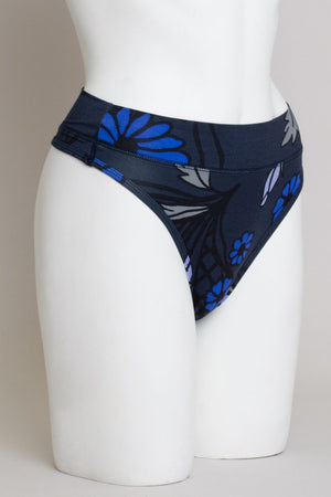 Blue Sky - La Thong Blue Freefall All Things Being Eco Chilliwack Canada Bamboo Underwear