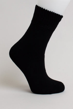 Blue Sky - Ladies Health Bamboo Socks all things being eco chilliwack sustainable fair trade socks black