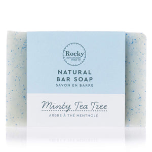 Rocky Mountain Soap Company - Minty Tea Tree Soap All Things Being ECo Chilliwack Vegan Bar Soap