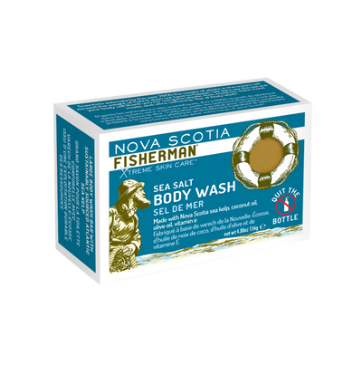 Nova Scotia Fisherman - Sea Salt Body Wash Bar  Soap