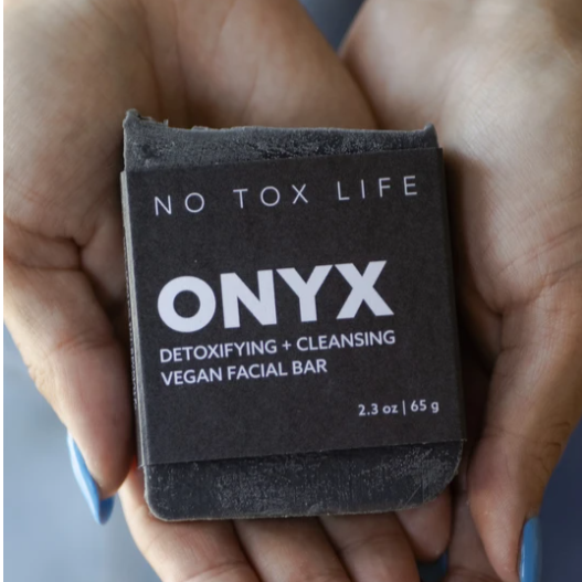 No Tox Life - Onyx Detoxifying & Cleansing Charcoal Facial Bar Vegan Skin Care All Things Being Eco
