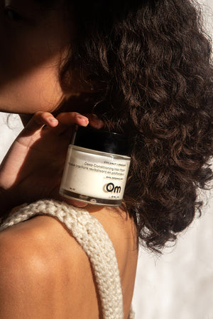 Om - Coconut + Pracaxi Deep Conditioning Hair Mask - all things being eco chilliwack - vegan haircare products - cruelty free 