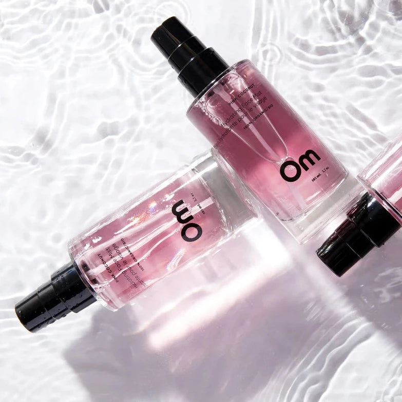 Om - Mini Pink Coconut Hydrating Face Mist - All Things Being Eco Chilliwack Organic Vegan Facial Toner