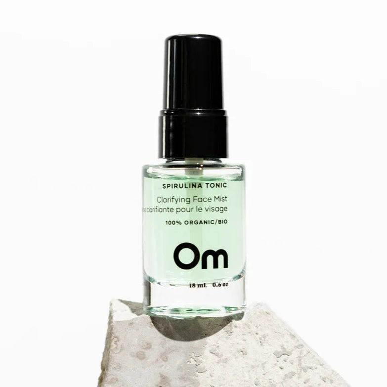 Om - Mini Spirulina Tonic Clarifying Face Mist - All Things Being Eco Chilliwack Organic Vegan Facial Toner