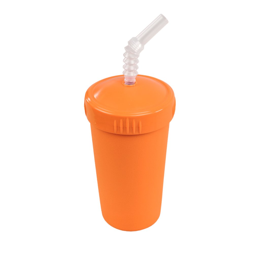 Re-Play - Straw Cup With Lid & Straw Recycled Plastic Dishware All Things Being Eco