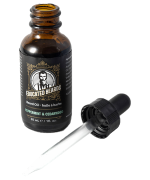 Educated Beards - Peppermint & Cedarwood Beard Oil - all things being eco chilliwack