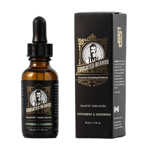 Educated Beards - Peppermint & Cedarwood Beard Oil