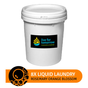 LFT - 8X Rosemary Orange Blossom Liquid Laundry Detergent Refill
