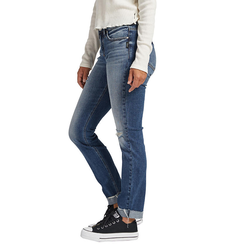 Silver Jeans - Suki Mid Rise Slim Straight Eco Responsible Jeans
