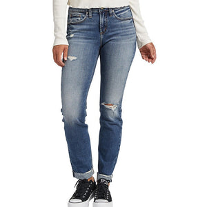 Silver Jeans - Suki Mid Rise Slim Straight Eco Responsible Jeans