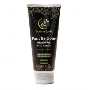 Back To Earth - Pain Be Gone Muscle Rub With Arnica all things being eco chilliwack