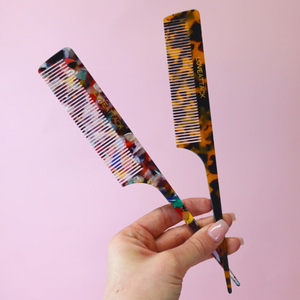 Love Attack - Cellulose Acetate Tail Hair Comb