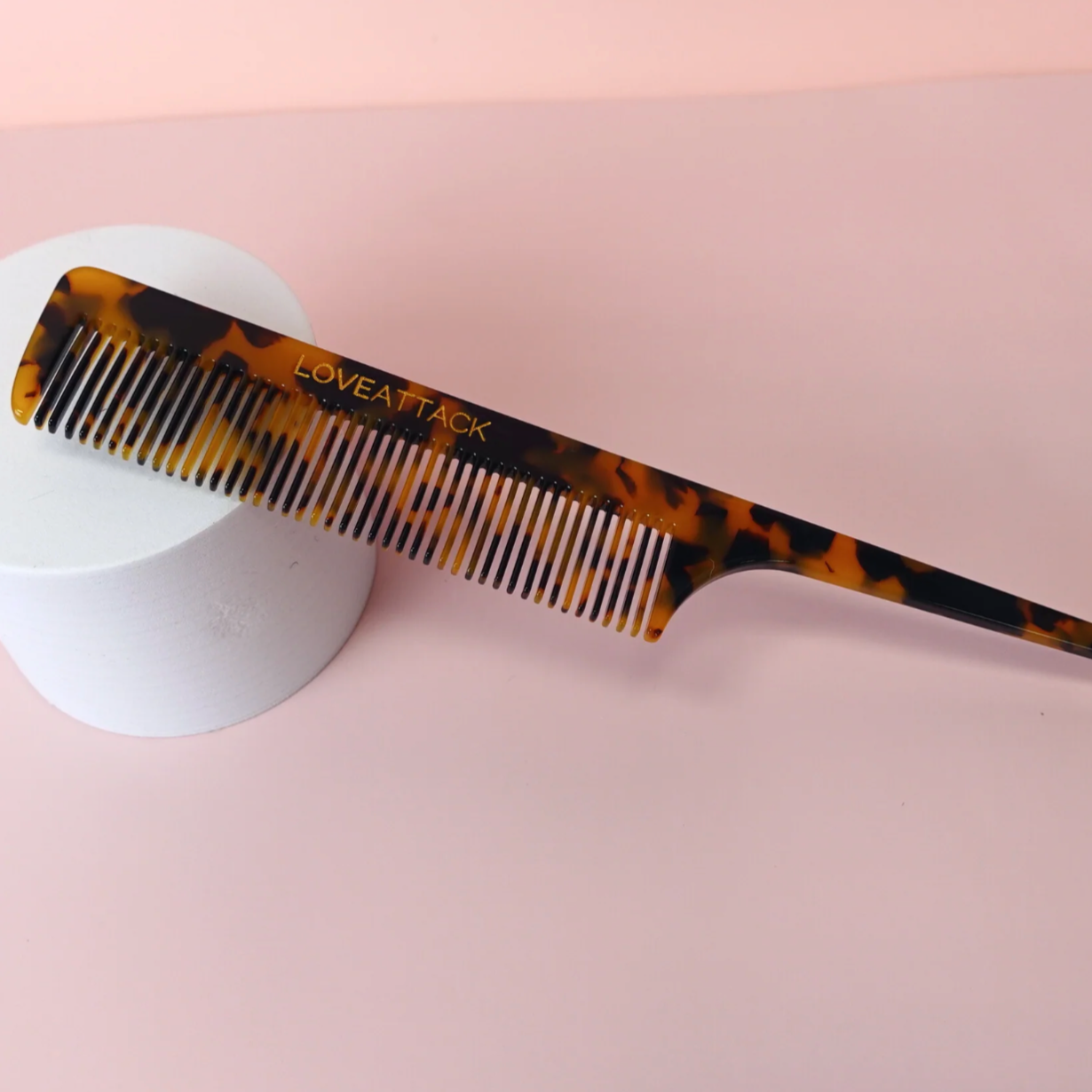 Love Attack - Cellulose Acetate Tail Hair Comb