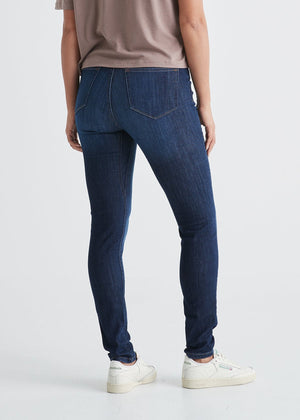 DU/ER - Performance Denim High Rise Skinny - Dark Stone - duer jeans - all things being eco chilliwack - eco friendly denim - organic cotton  - women's clothing store