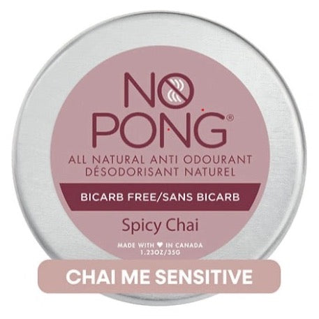 NO PONG - Cream Deodorant - Bicarb Free - Spicy Chai -  35grams