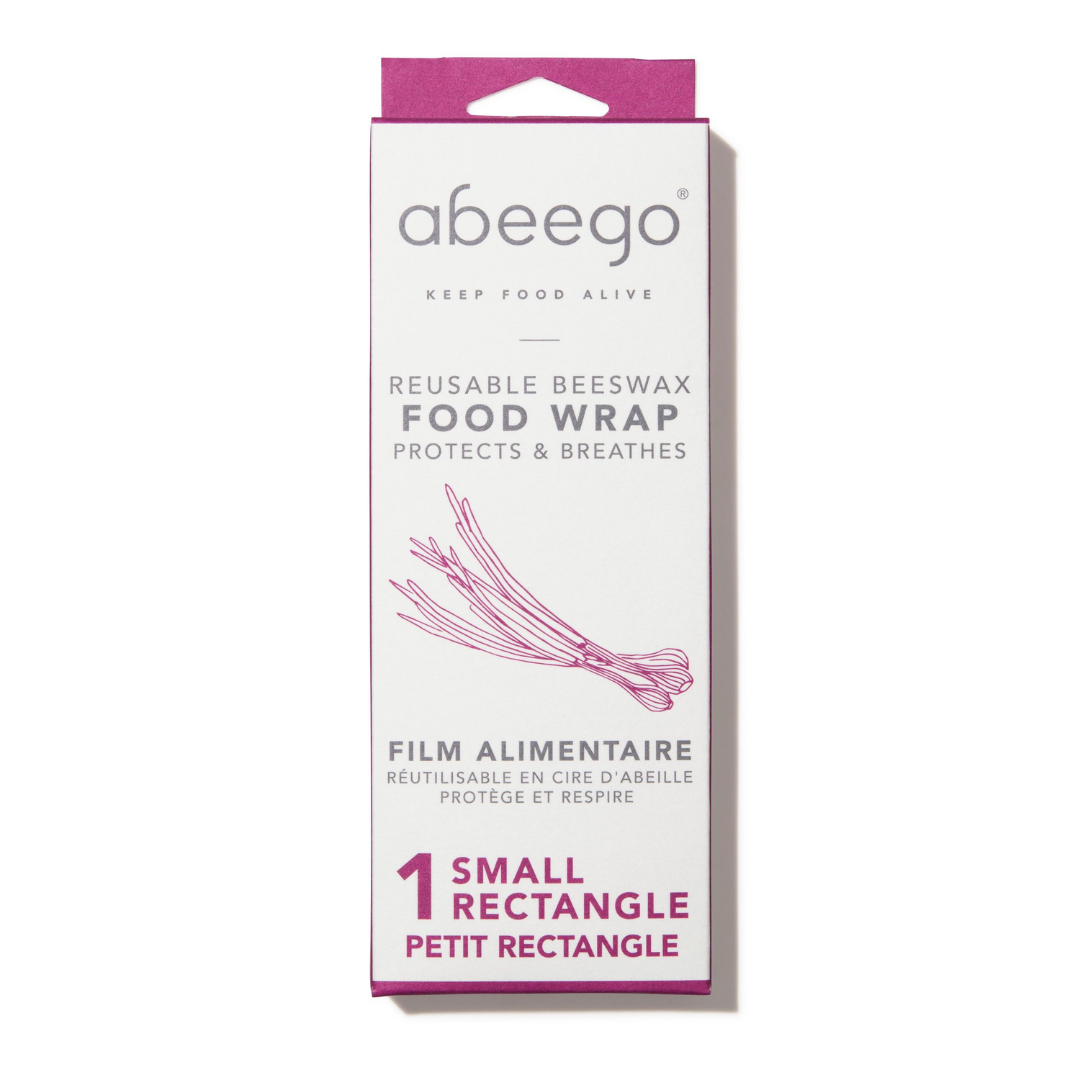Abeego - 1 Small Rectangle Beeswax Food Wrap