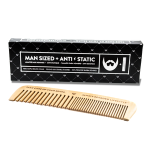 Always Bearded - Anti-Static Maple Wood Beard Comb