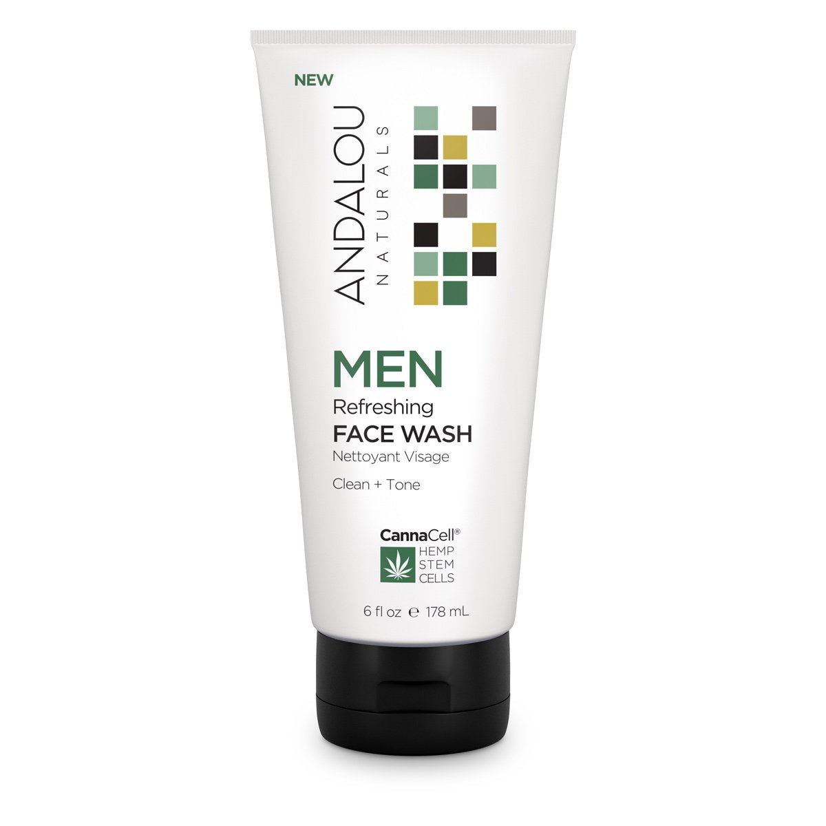 Andalou Naturals - Men's CannaCell Refreshing Face Wash All Things Being Eco Chilliwack