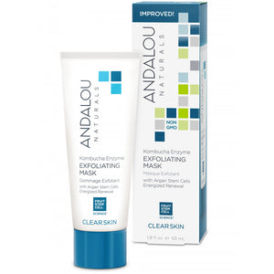 Andalou Naturals - Kombucha Enzyme Exfoliating Mask Gluten Free Skin Care All Things Being Eco