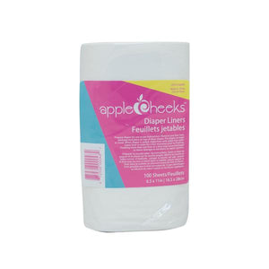 Apple Cheeks - Flushable Diaper Liners All Things Being Eco Chilliwack Cloth Diaper Accessories