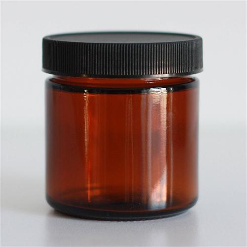 All Things Being Eco 100ml Amber Glass Jar Zero Waste