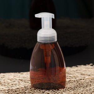 All Things Being Eco - 8.4oz. Amber Oval Foaming Bottle Reusable Soap Containers All Things Being Eco