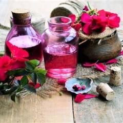 All Things Being Eco Organic Rose Geranium Essential Oil