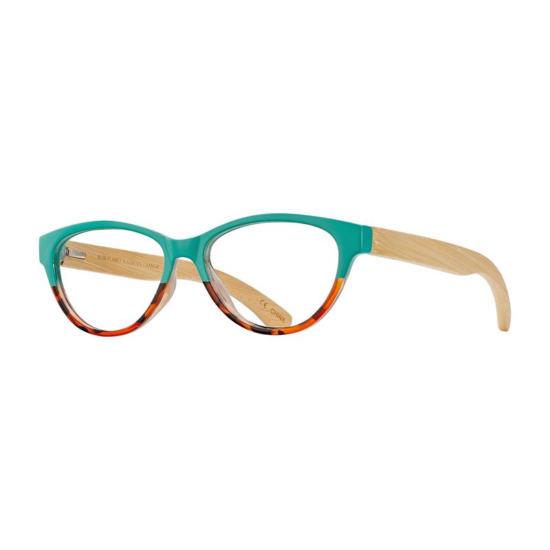 Blue Planet Eyewear - Lucia Blue Light Reading Glasses Recycled Sustainable Eyewear All Things Being Eco