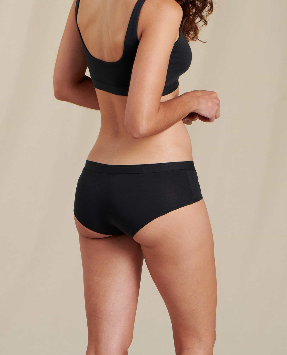 Toad & Co. - Boyfriend Hipster Black all things being eco chilliwack sustainable lingerie natural fabric underwear