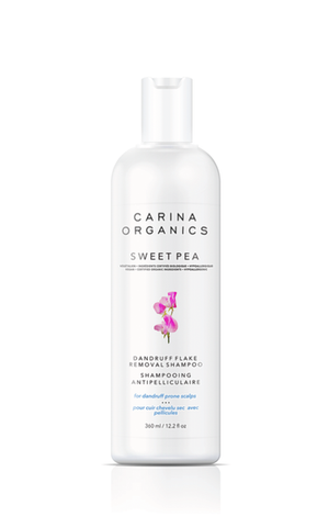 Carina Organics - Sweet Pea Dandruff Flake Removal Shampoo All Things Being Eco Chilliwack  VEgan Gluten Free Canadian Made