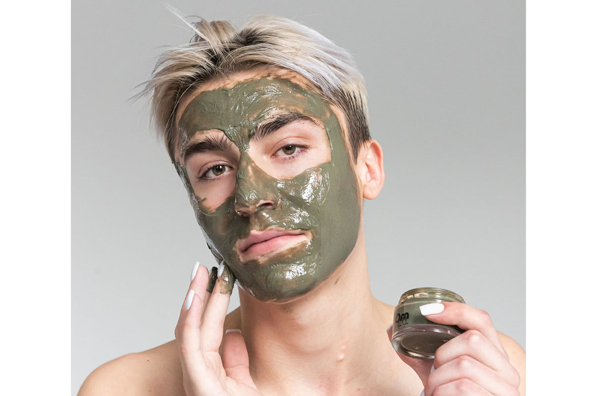 Om - Charcoal + Matcha Detoxifying Face Mask