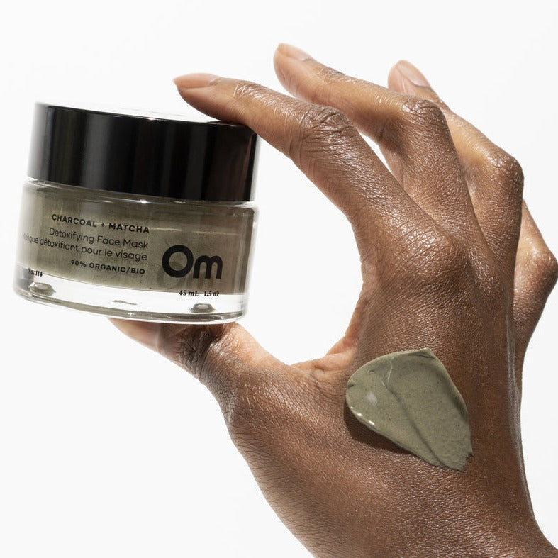 Om - Charcoal + Matcha Detoxifying Face Mask