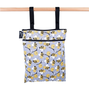 Colibri - Bumble Bees Double Duty Wet Bag Made in Canada All Things Being Eco