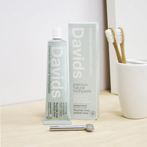 Davids - Premium Peppermint Natural Toothpaste