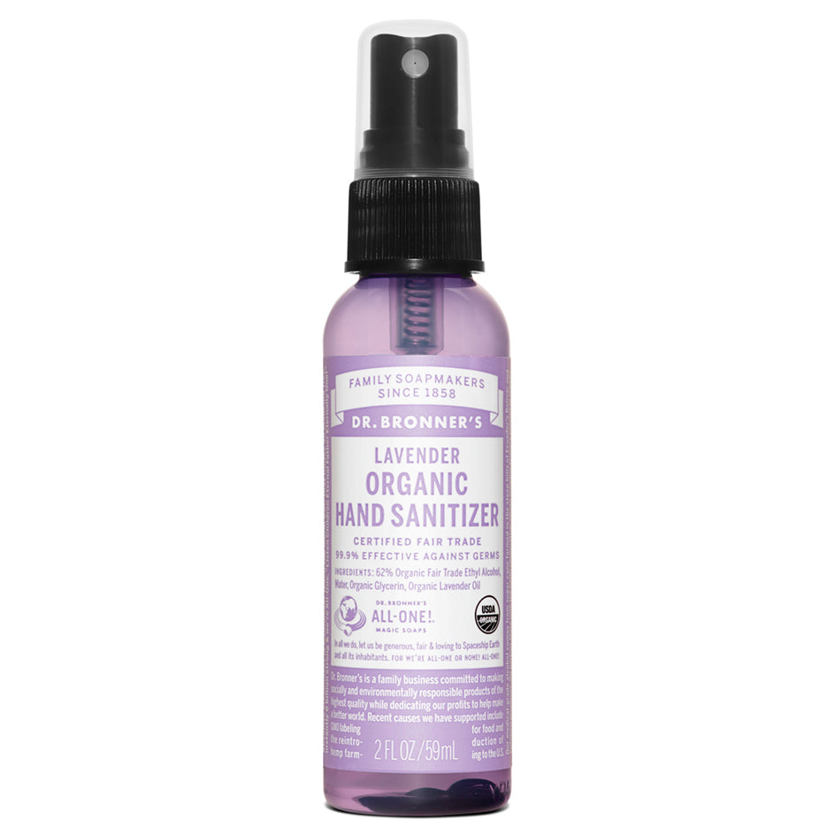 Dr. Bronner's - Lavender Organic Hand Sanitizer All Things Being Eco