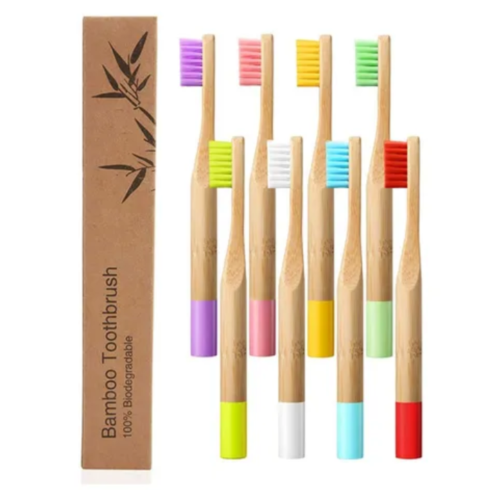 Ecomended - Kids Medium/Soft Bamboo Toothbrushes