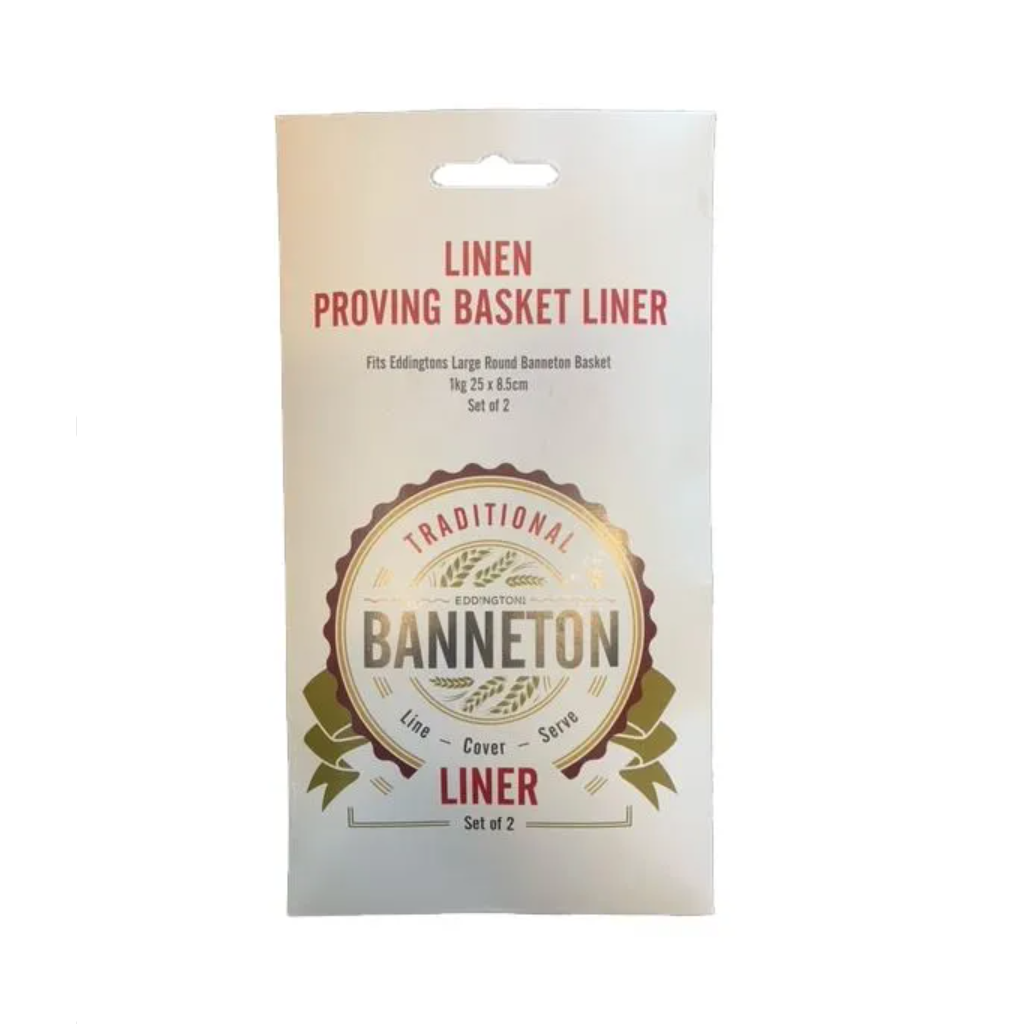 Eddington's Banneton - Linen Proving Basket Liner Large Round 2 Pack