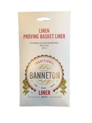 Eddington's Banneton - Linen Proving Basket Liner Small Round 2 Pack