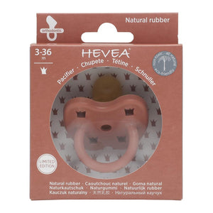 Hevea - Elves Red Natural Rubber Crowns Pacifier 3-36mo