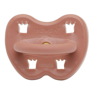 Hevea - Elves Red Natural Rubber Crowns Pacifier 3-36mo